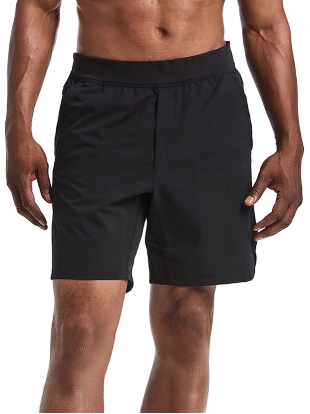 Men’s Public Rec Flex Shorts Lined 7.5 Inseam 42 Black Gym Active Athletic NWT